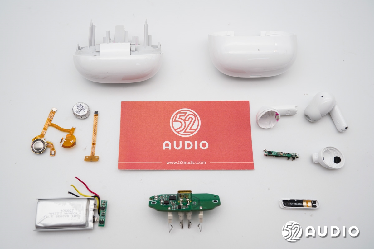 内置旭航诚锂电池，Baseus倍思Bowie M3s真无线降噪耳机拆解